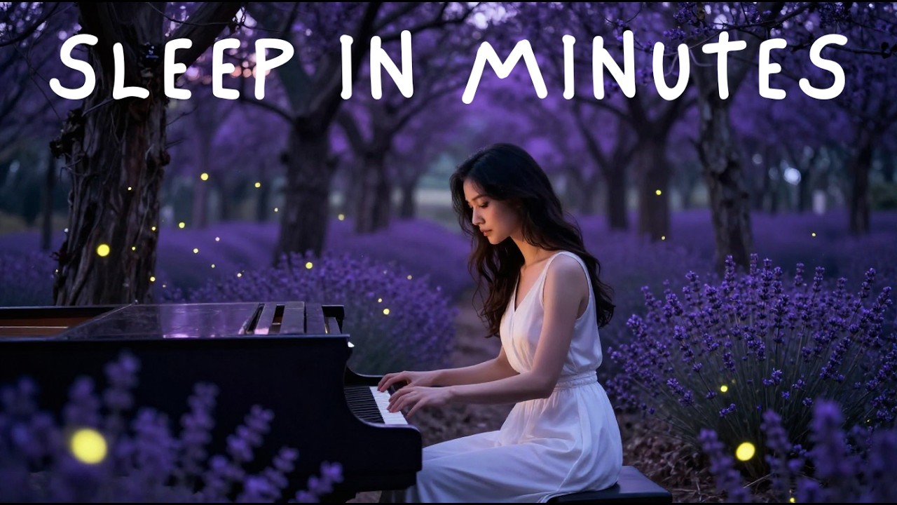 Sleep in Minutes 😴 8 Hours Relaxing Piano + 2.5Hz Binaural Beats | Deep Delta Sleep