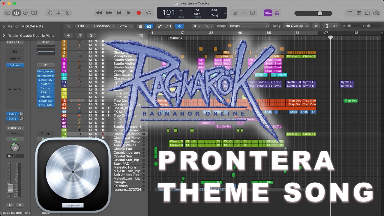 Prontera Theme Song - COVER Logic Pro X Session