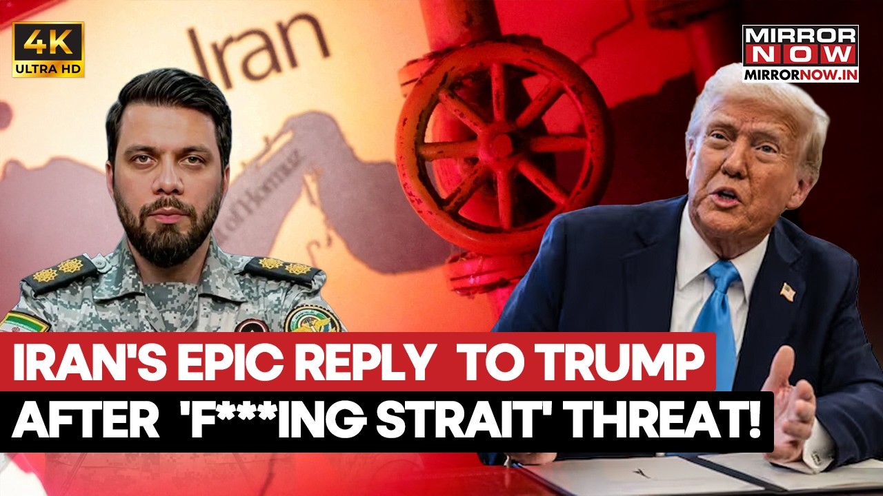 'TRUMP SWEARS LIKE A CHILD'? Iran Mocks US President After 'F**KING STRAIT' Threat As Deadline Nears