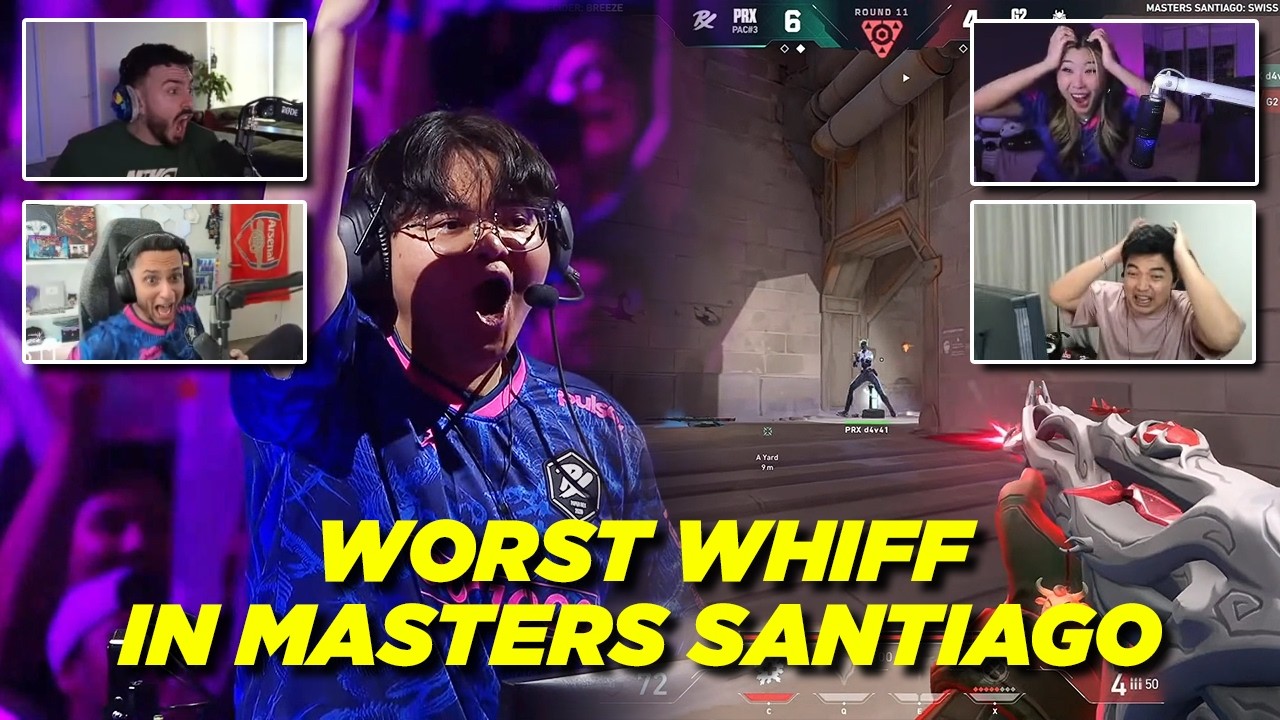 STREAMERS REACTION TO G2 TRENT WHIFF AND PRX D4V41 1 VS 2 CLUTCH