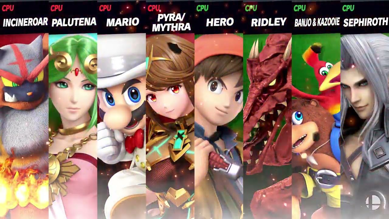 Super Smash Bros. Ultimate - Battle #3331 AChanthalaGame’s Squad VS The Shredifiers