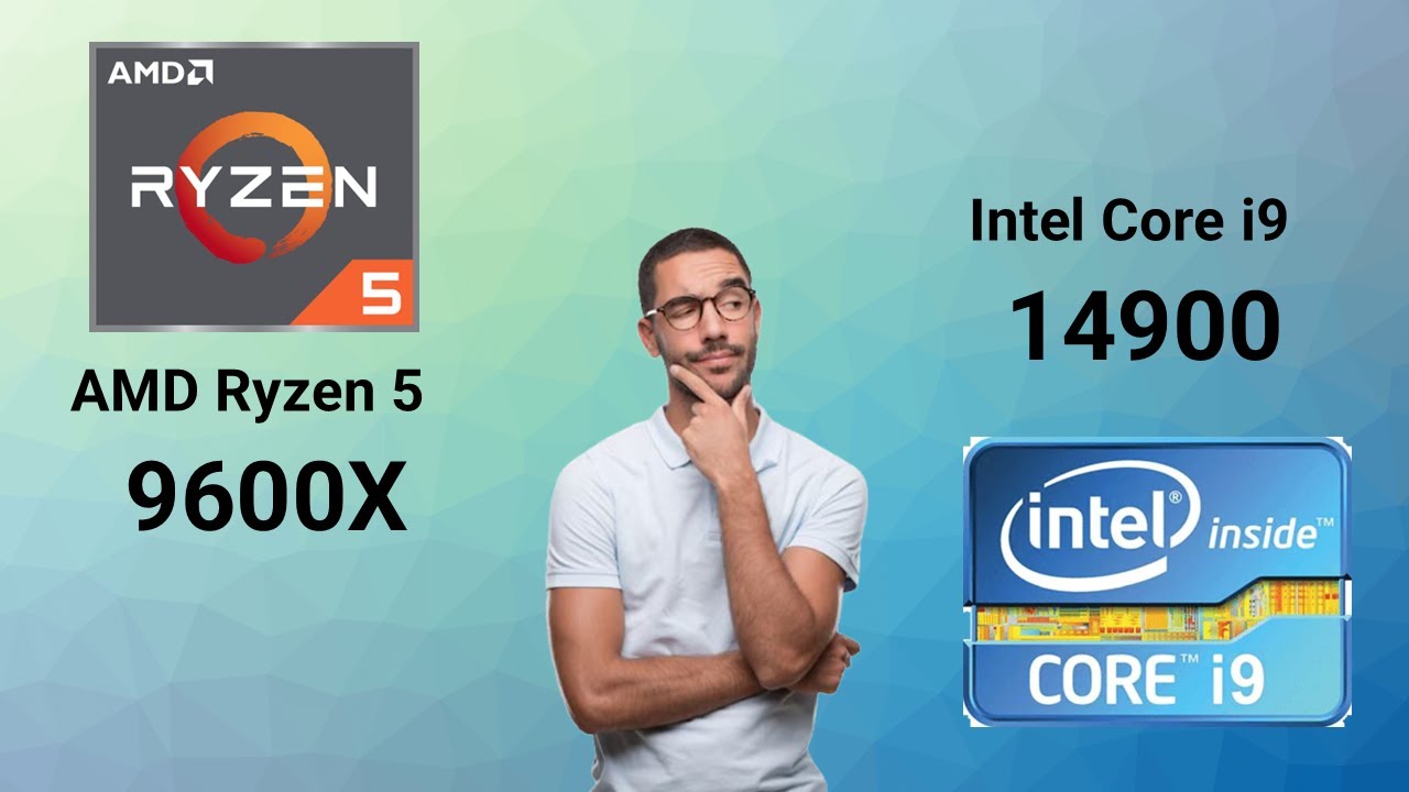 AMD Ryzen 5 9600X VS Intel Core i9 14900
