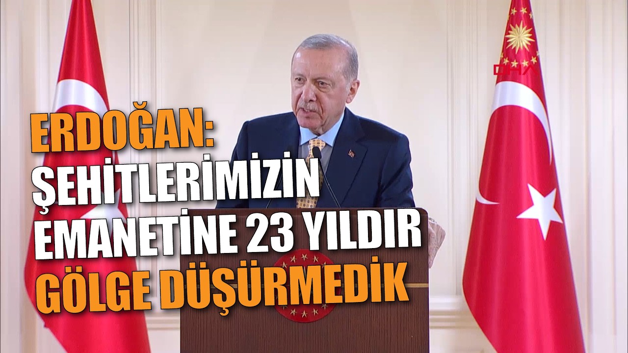 Erdoğan’dan şehit ailelerine güvence: “Sizi asla yalnız bırakmayacağız”