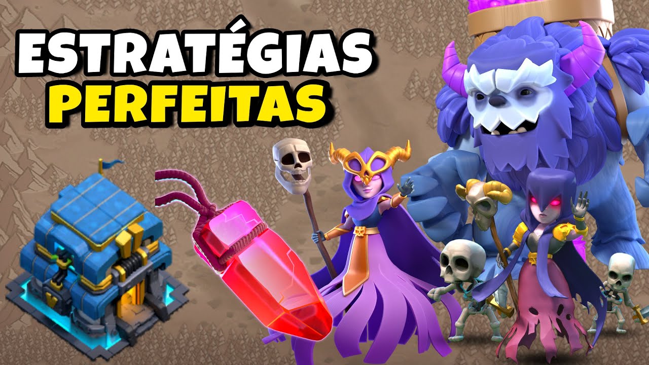 OS 3 MELHORES ATAQUES COM GEMA DE FÚRIA NO CV12 | Clash Of Clans