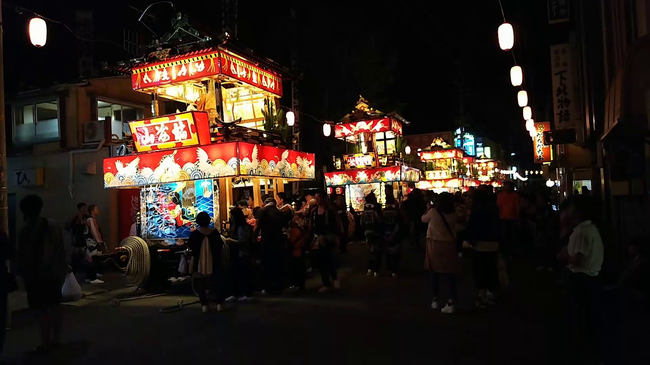 田名部祭り　神社前　ヤマヤレ