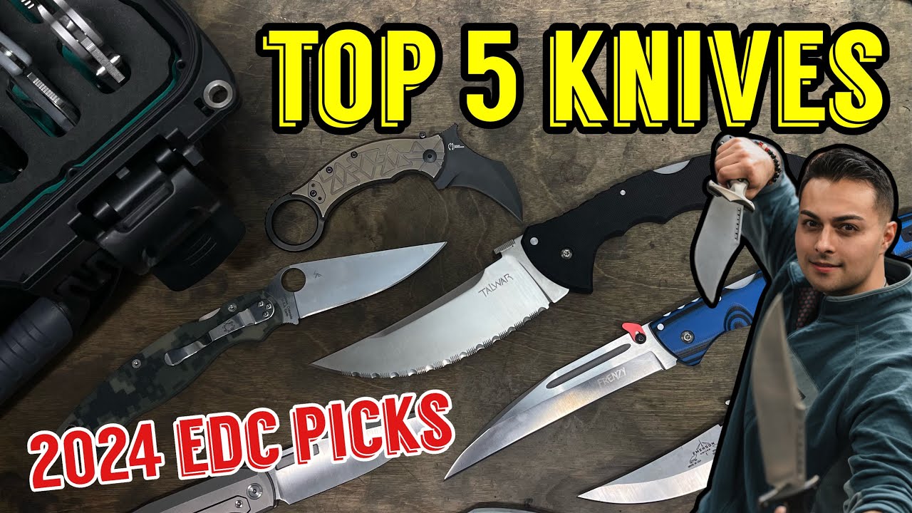 Top 5 Most Carried Folding Knives of 2024 – EDC Must-Haves