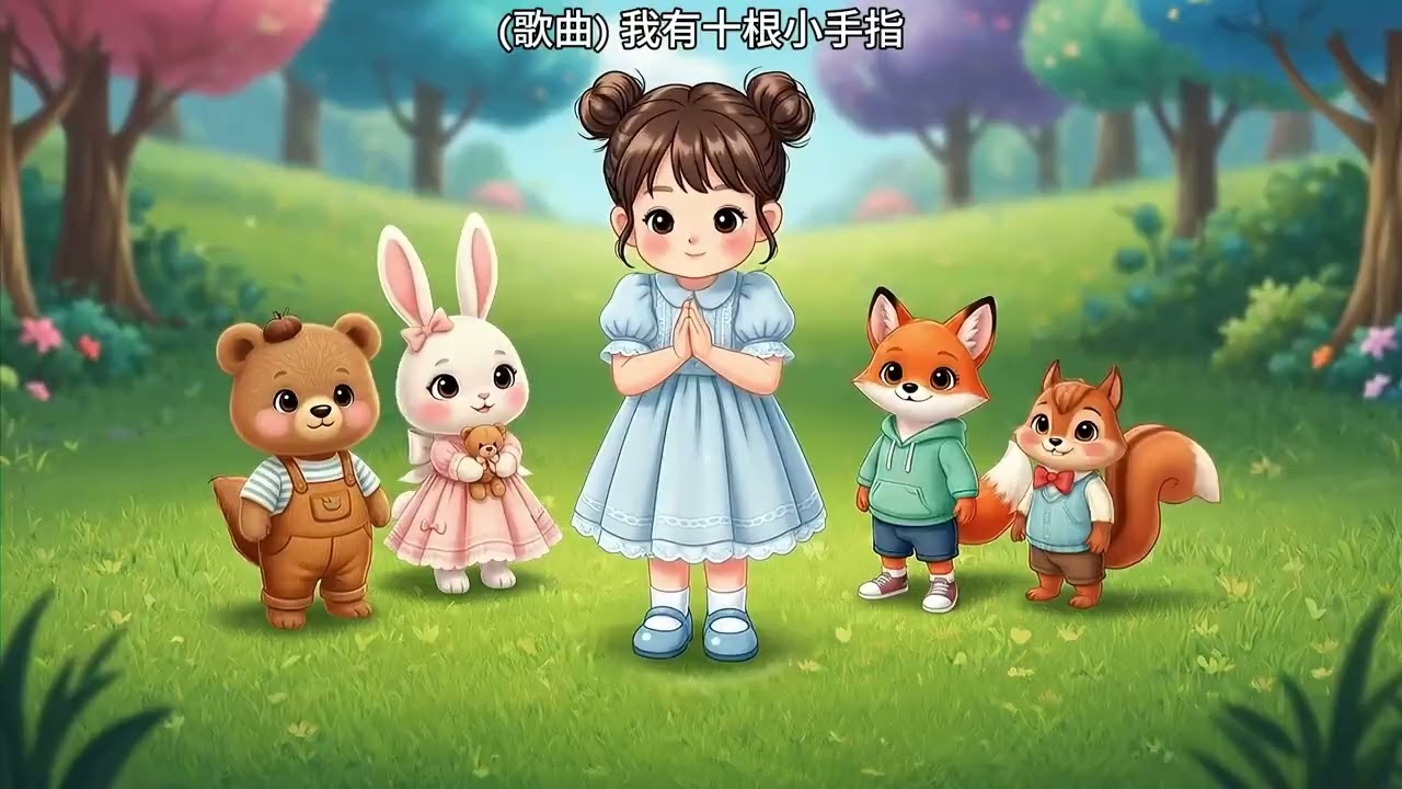 我有十根小手指 ｜ 原创儿童歌曲 A+B ｜ 手指游戏童谣 ｜ YouMeanMedia