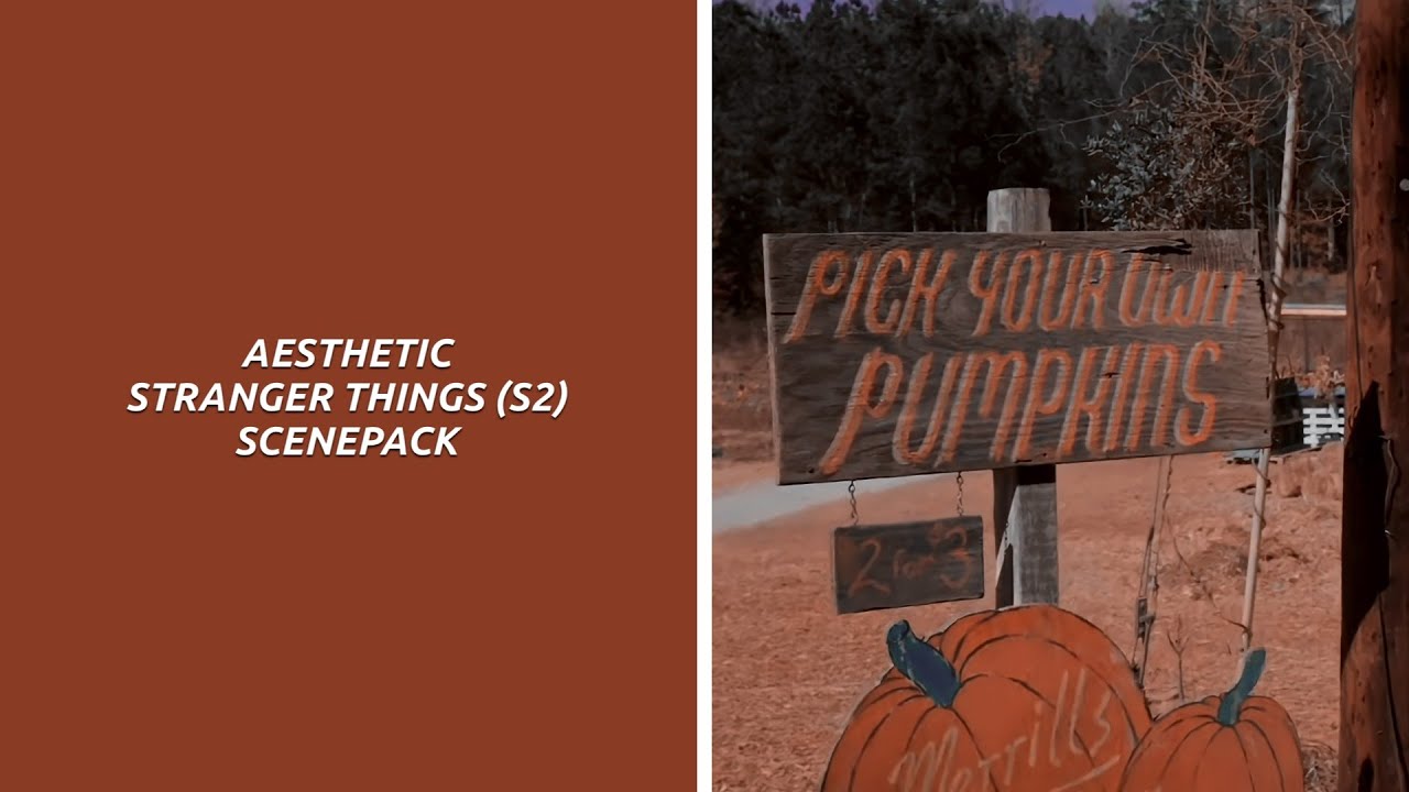 halloween in hawkins aesthetic stranger things (s2) scenepack