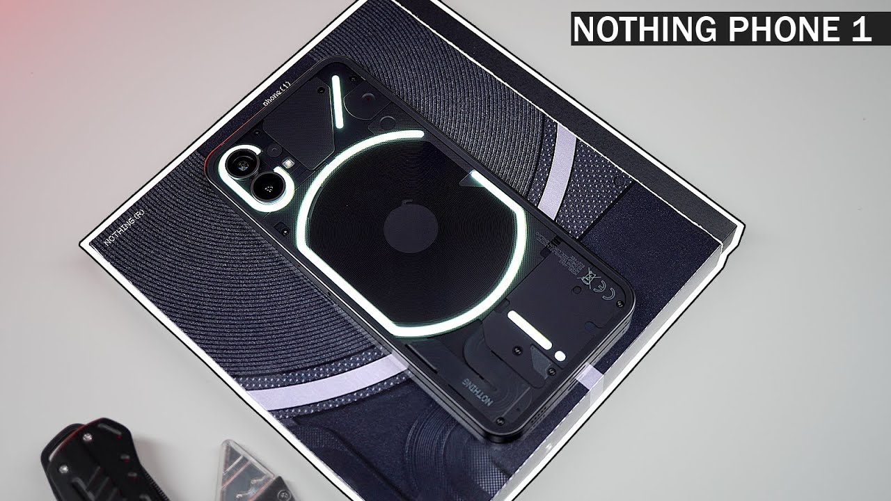 Unboxing The Most Hyped Phone Of The Year NOTHING PHONE 1 In Black -  ASMR