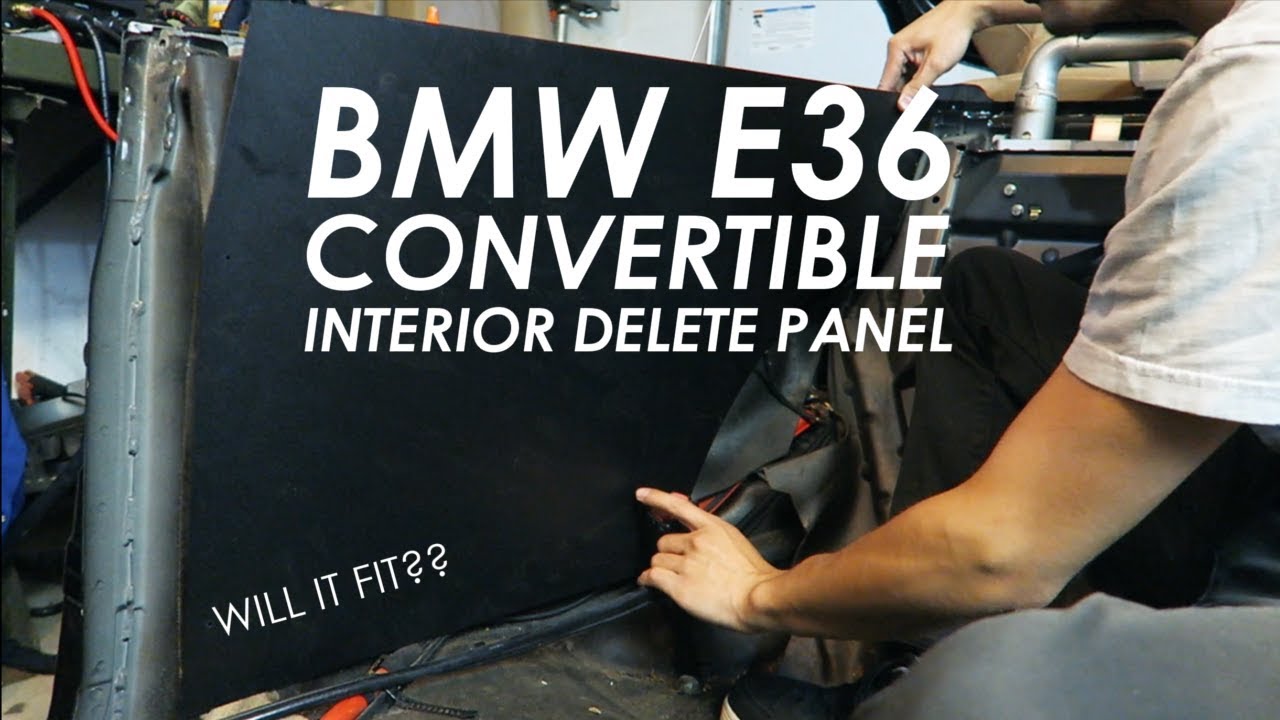 Fitting Aftermarket Interior Delete Panels On My BMW E36 Convertible | MKAH Motorsports