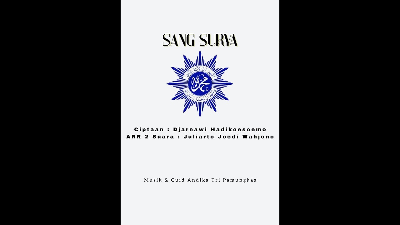 Paduan Suara Sang Surya 2 Suara Arr Juliarto Joedi Wahjono