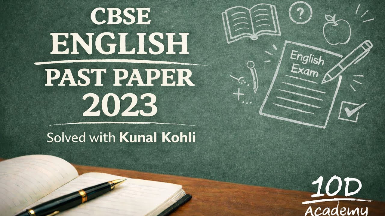 CBSE English 2023 Past Paper Solved with Kunal’s Kohli