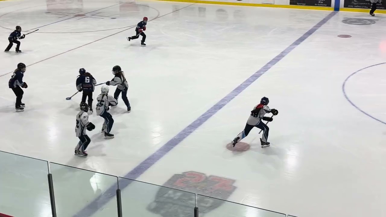 Célébration Ringuette Deux-Montagnes 2er match • U12 Atome A• Laval vs Deux-Montagnes •3-7