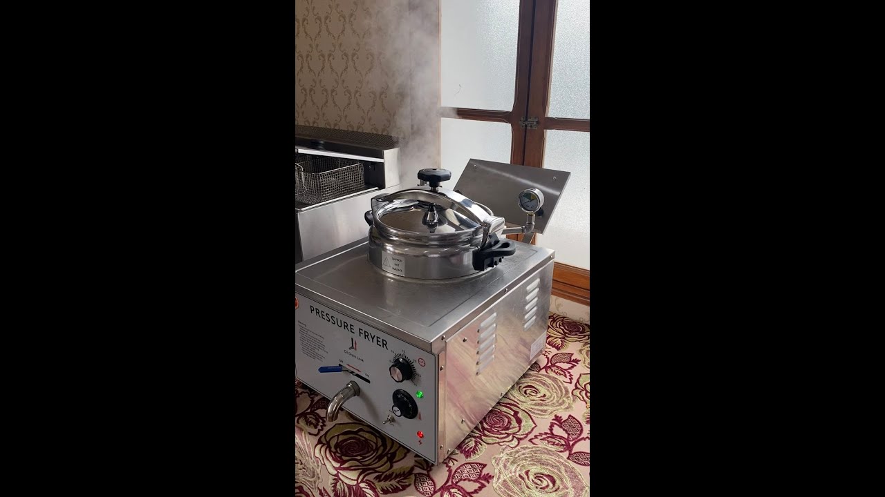 Freidora a presión eléctrica - Pollo broaster - Fairuz equipos 0999911103