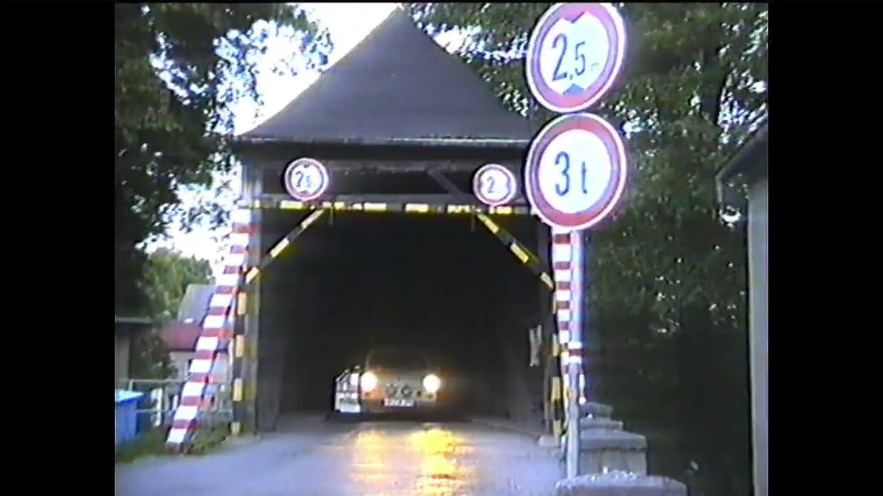 Holzbrücke Wünschendorf 1996* (unsaniert)
