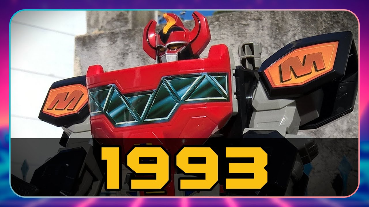 ⚡ MEGAZORD BANDAI 1993 - Unboxing & Review ⚡ #powerrangers #brinquedosantigos