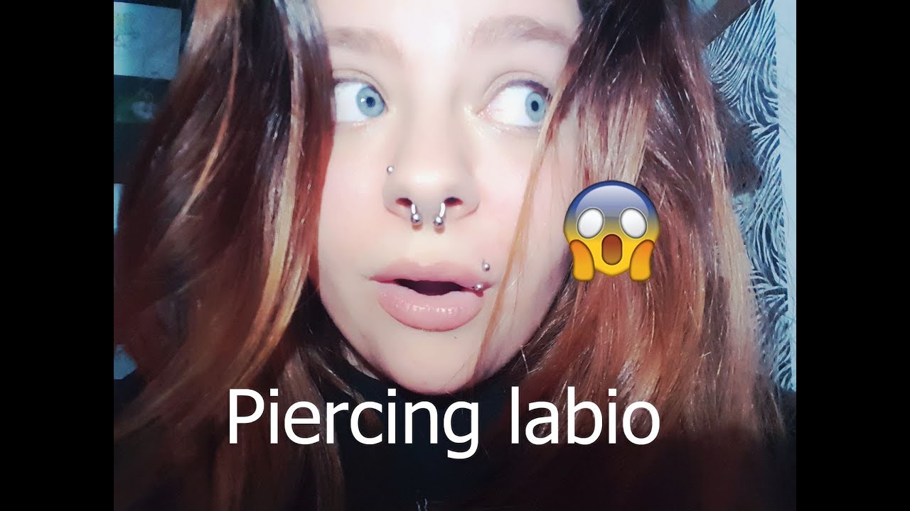 CÓMO ME REABRO EL PIERCING DEL LABIO | Mahluc Gutierrez♡