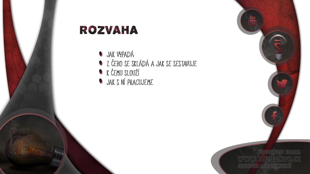 Úvod do účetnictví #1 - Rozvaha
