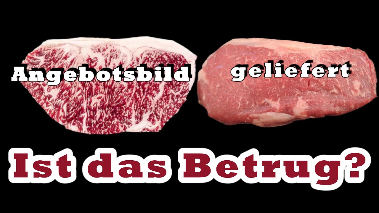 BETRÜGEN UNS DIE ONLINE-FLEISCHHÄNDLER? Durch Angebotsbild getäuscht...
