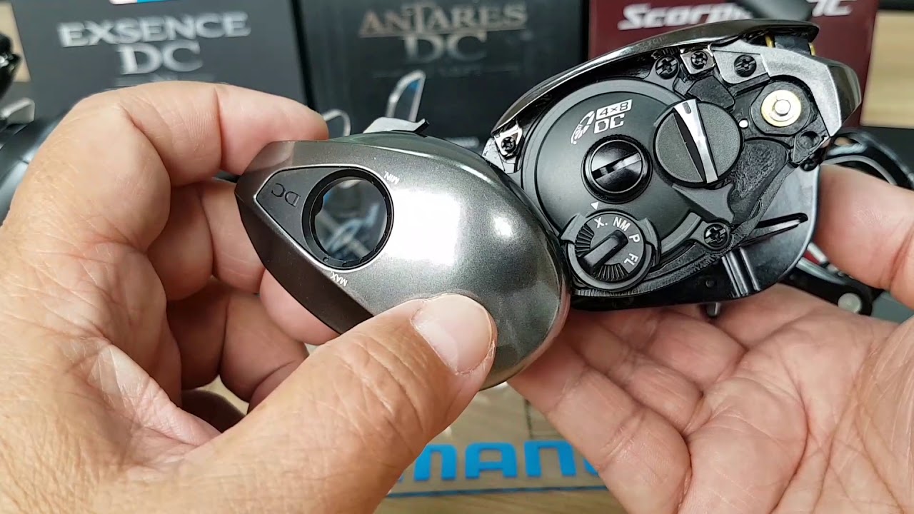 Freios DC das carretilhas Shimano
