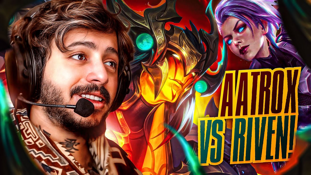 AATROX VS RIVEN - como é a match up.