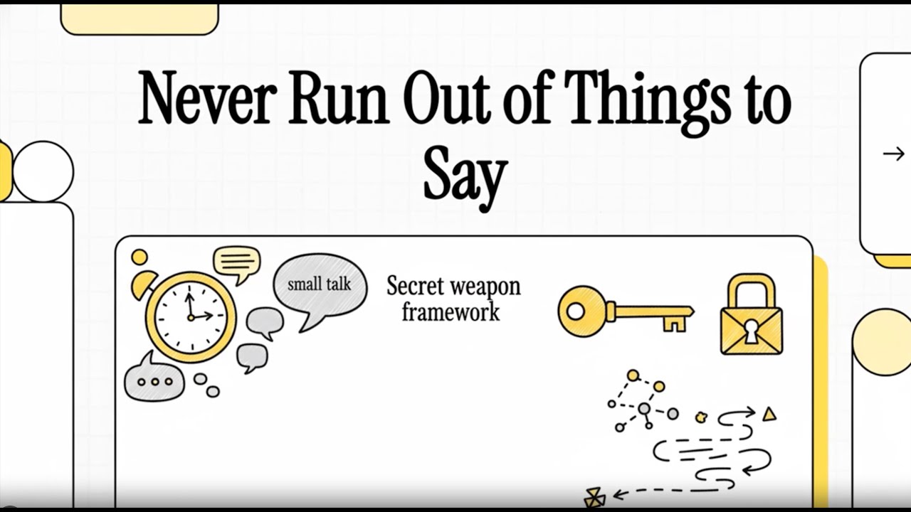 Master Small Talk With This One Framework