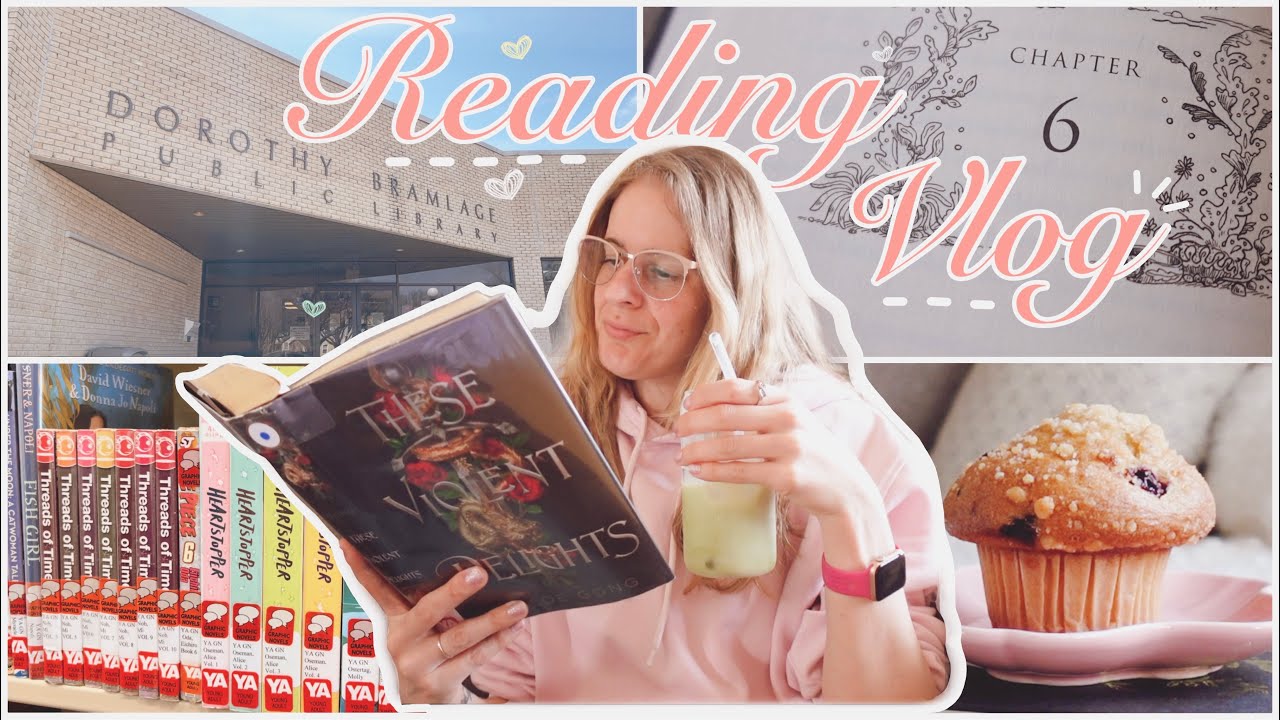 Reading Vlog ✨ Viele gute Bücher | Endlich mal in die Bücherei | Wieder einige Booktok Bücher dabei.