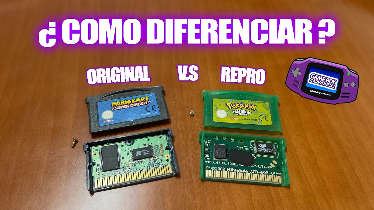 CÓMO DIFERENCIAR CARTUCHOS REPRO de Gameboy Advance