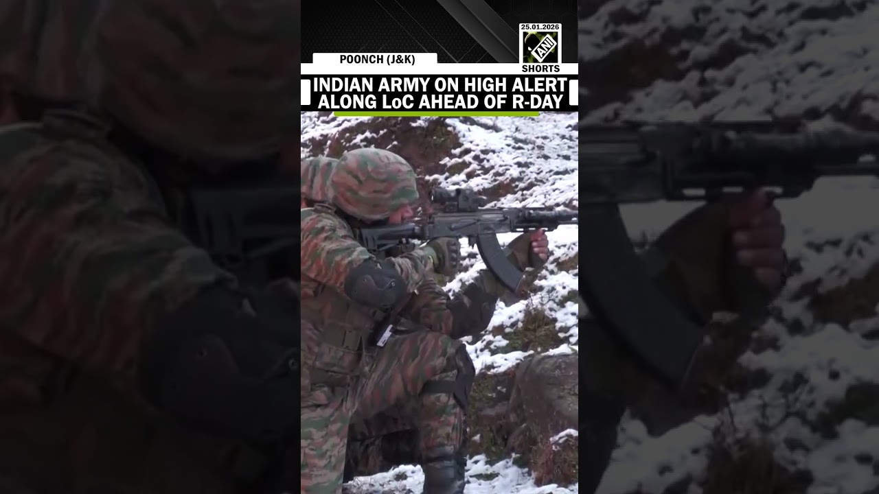 Indian Army maintains high alert along LoC to Thwart Terror Infiltration ahead of Republic day