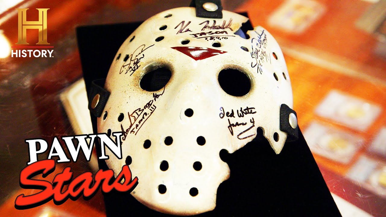 THRILLING PRICE for “Friday the 13th” Jason Mask (Season 20) | Pawn Stars