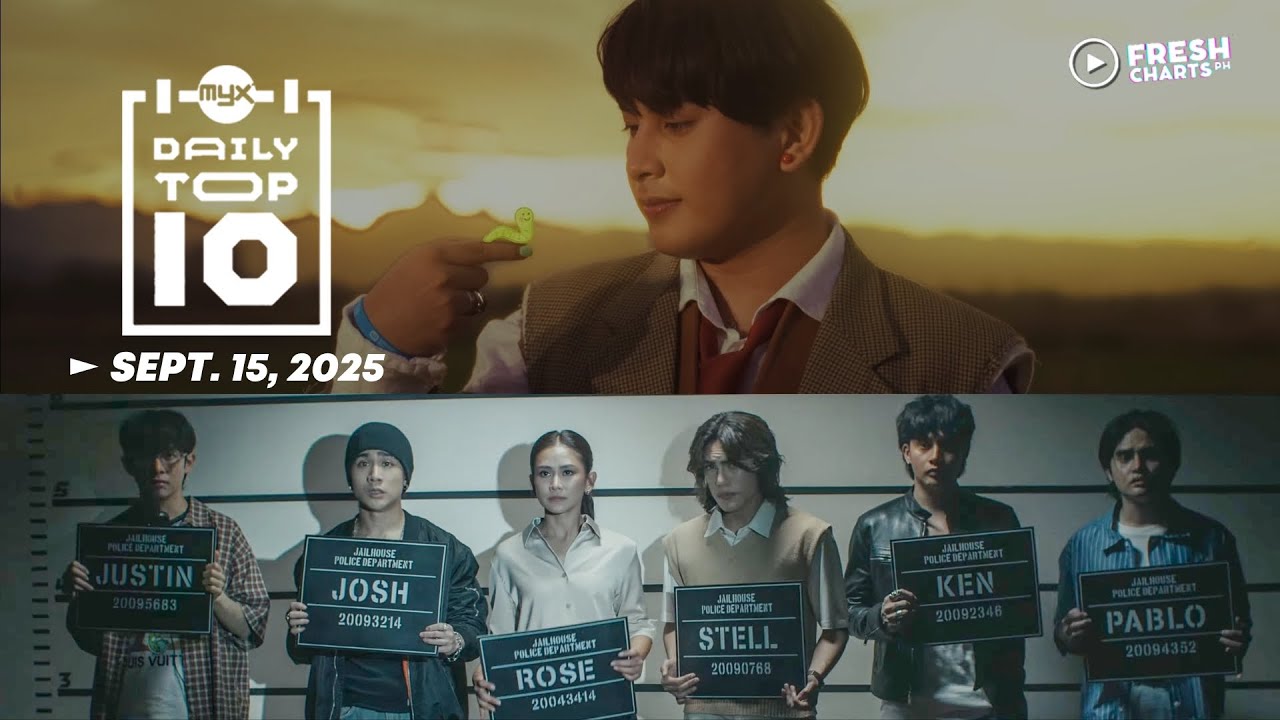 MYX DAILY TOP 10 - Sept. 15, 2025 | Fresh Charts PH