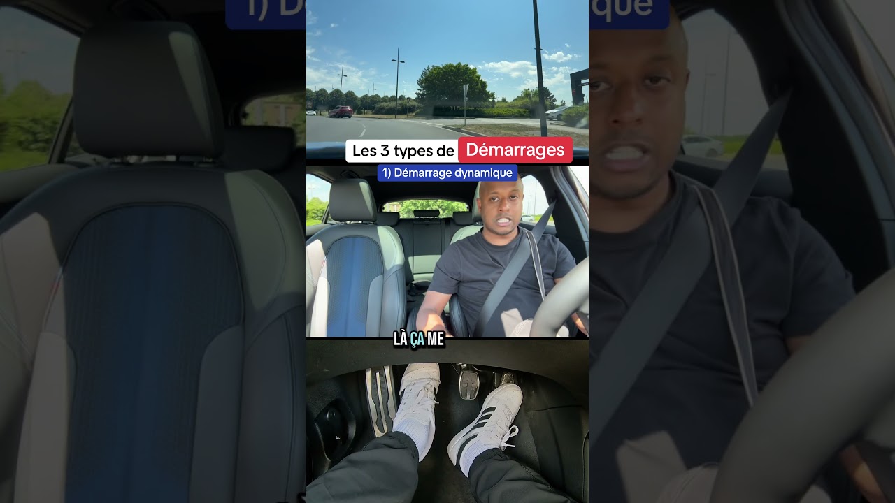Les 3 types de d&eacute;marrage #permisdeconduire #conseilpermis #codedelaroute