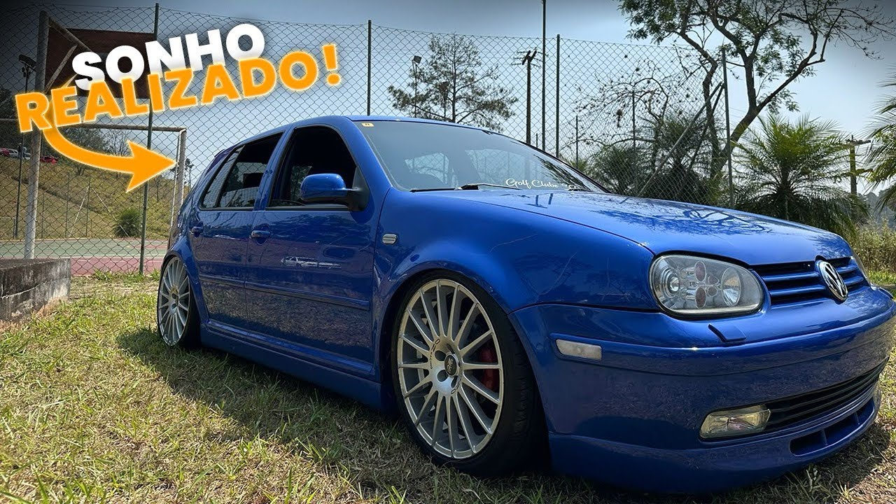 GOLF MK4 SR SUSPENSÃO A AR RODAS OZ RICO EM DETALHES CONFIRA