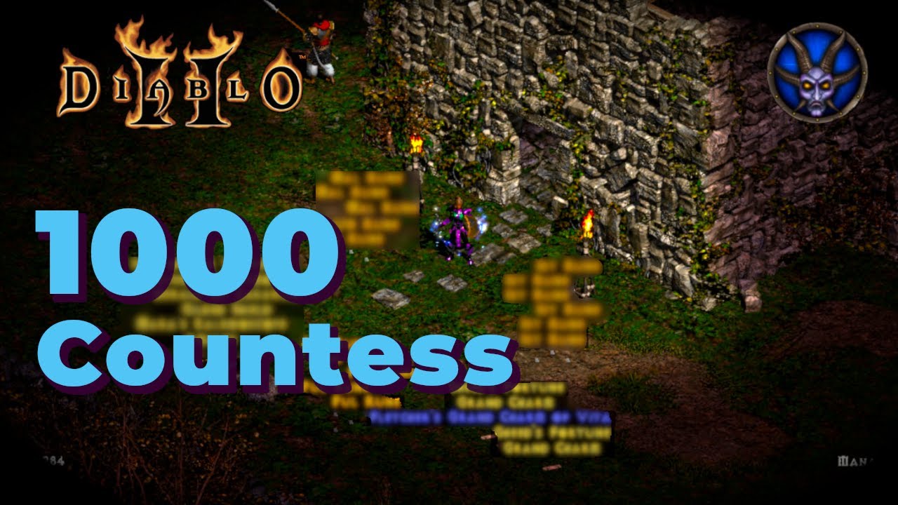 Diablo 2 LOD - 1000 Countess runs - Farming torches: Part 1