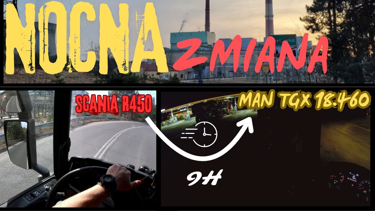 SCANIA MAN TGX driving | Trucker Vlog | Trzebinia Olkusz trasa na skróty | Parking Terminal Trzebiel