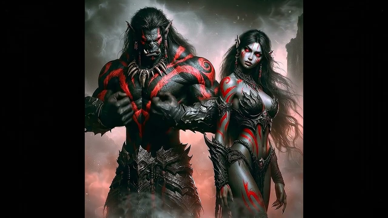 Grashkar and Zharva, the Axshar Orc Mercenaries of Emperor Iterx