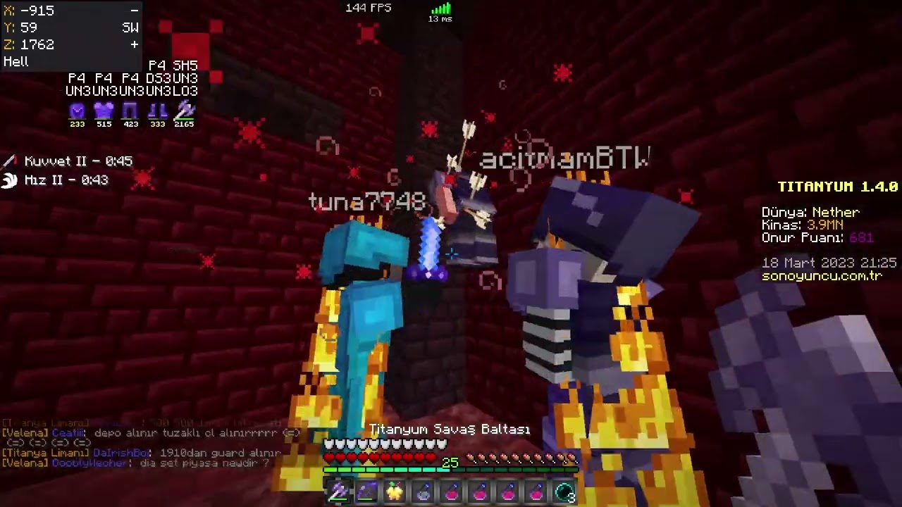 (Sonoyuncu Titanyum) Nether PvP 8