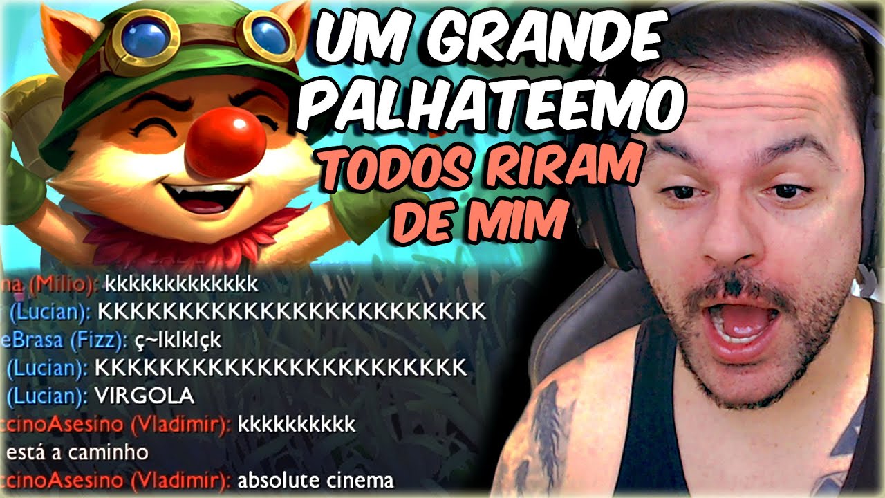 FIZ OS DOIS TIMES RIREM COM MEU TEEMO PALHAÇO… E AINDA FIQUEI  17/5 HAHA #riotgames #leagueoflegends