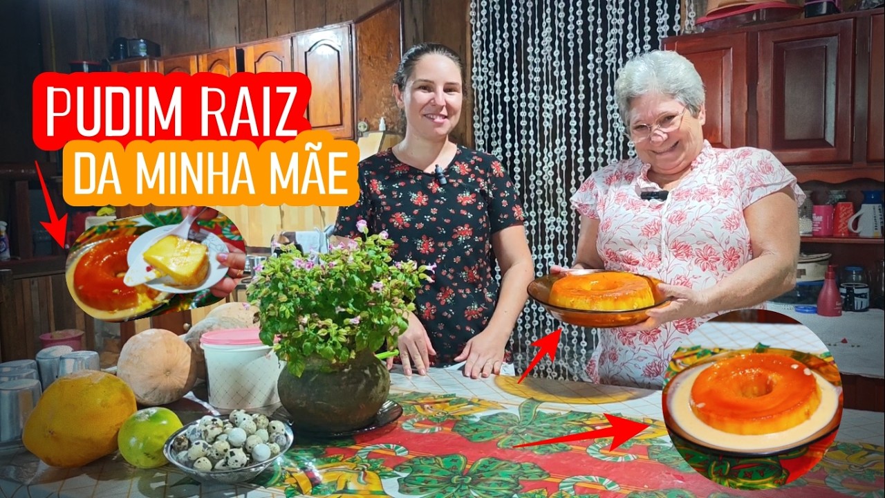 MINHA M&Atilde;E FAZ UM PUDIM DELICIOSO