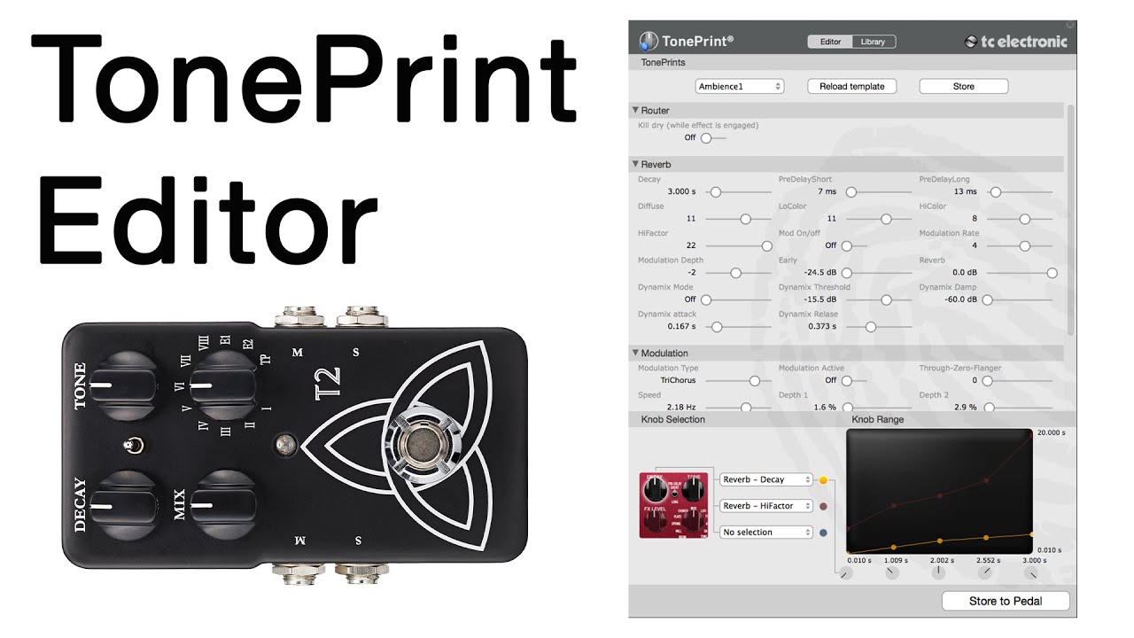 TC Electronic TonePrint Editor Walkthrough / Tutorial (Ambient Guitar How-To)