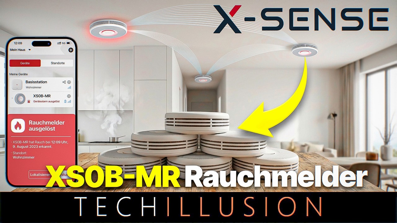 🔥X-Sense XS0B-MR: Dieser GENIALE Rauchmelder sagt dir, WO es brennt! 😱🔥🧯 Review & Test +VERLOSUNG🎁