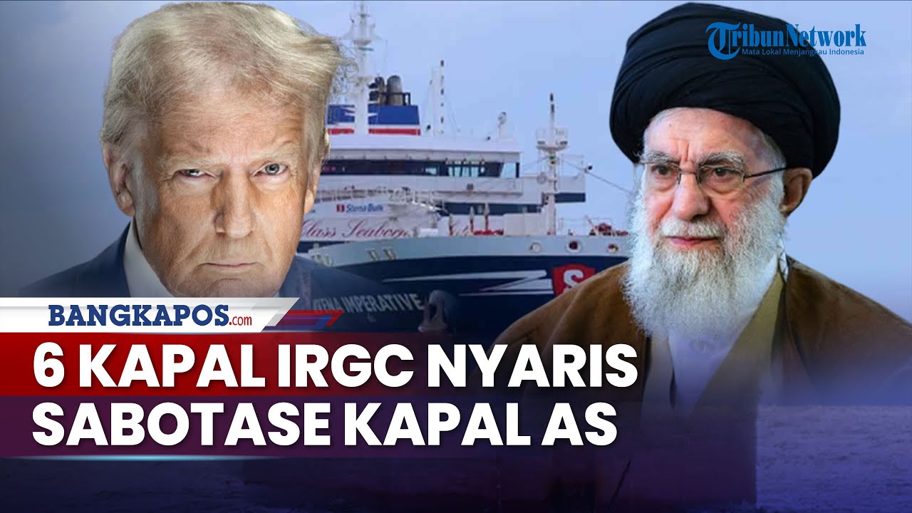 6 Kapal Bersenjata Iran Nyaris Berhasil Sabotase Kapal Tanker AS di Selat Hormuz