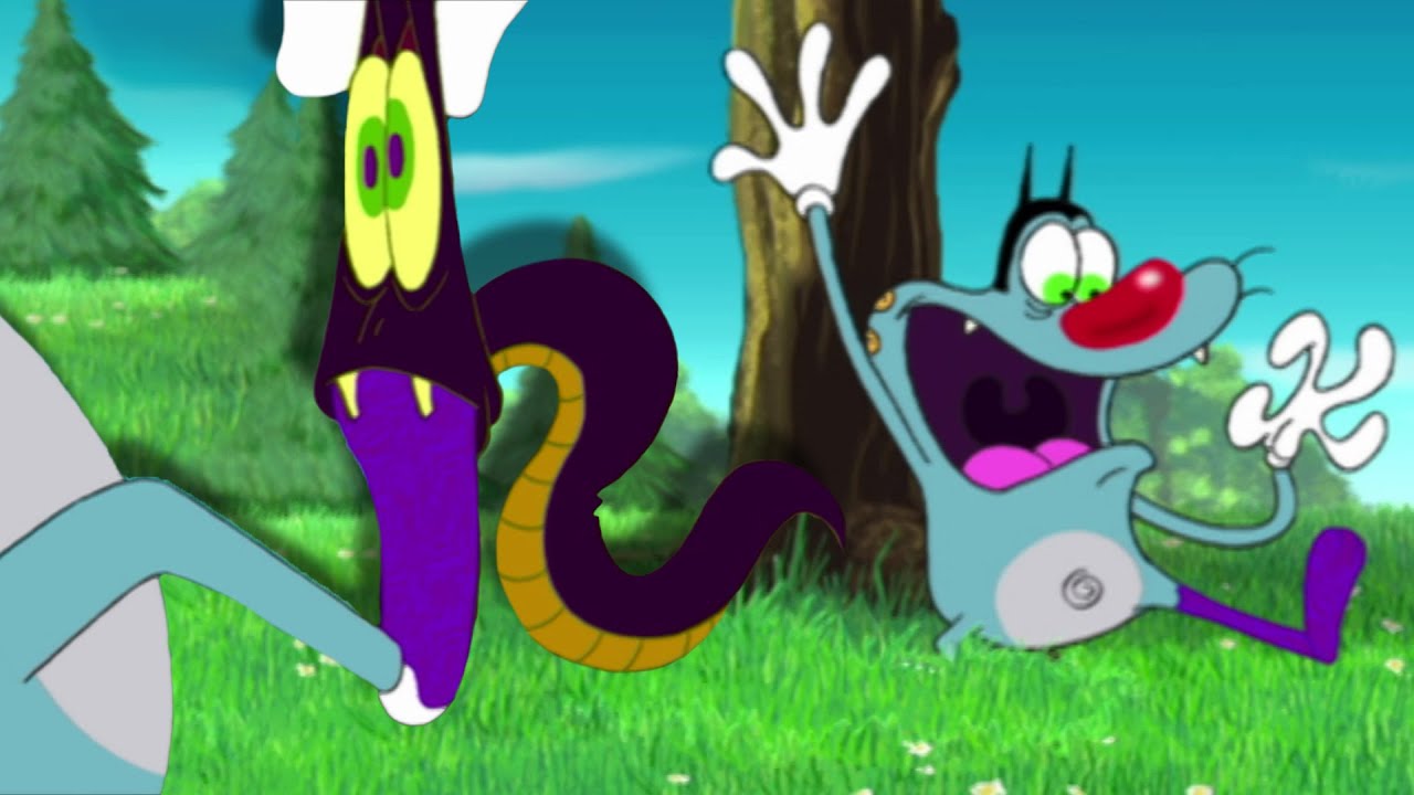 हिंदी Oggy and the Cockroaches 🐍 साँप का हमला Hindi Cartoons for Kids