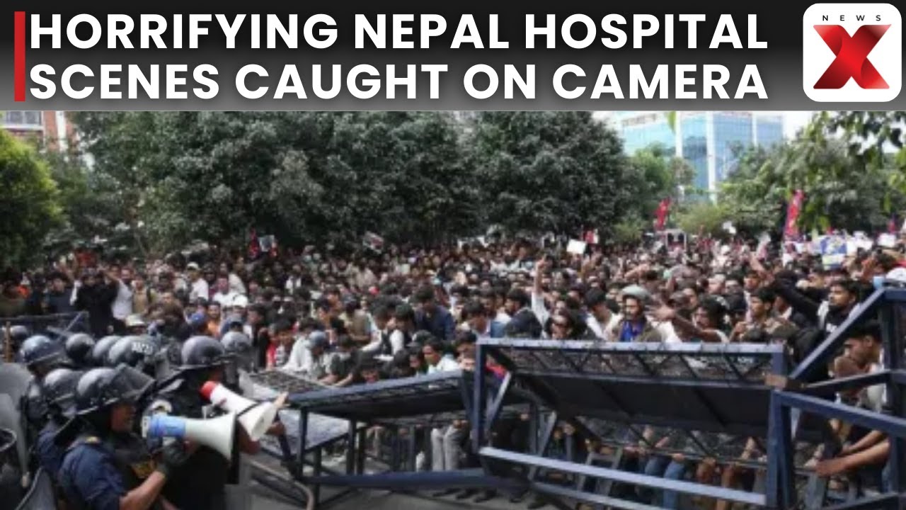 Shocking Footage: Nepal Youth Protests Leave Hospitals in Chaos | Watch on NewsX
