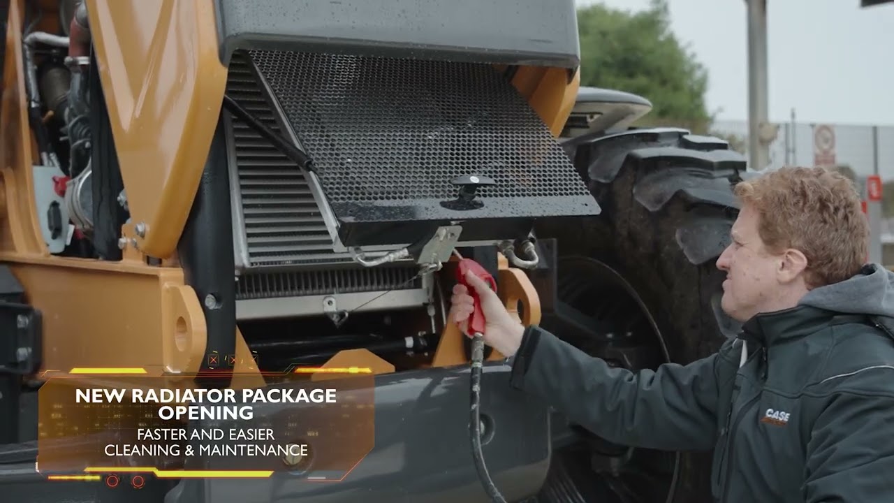Europe: CASE - The 580SV Evolution - Radiator package.