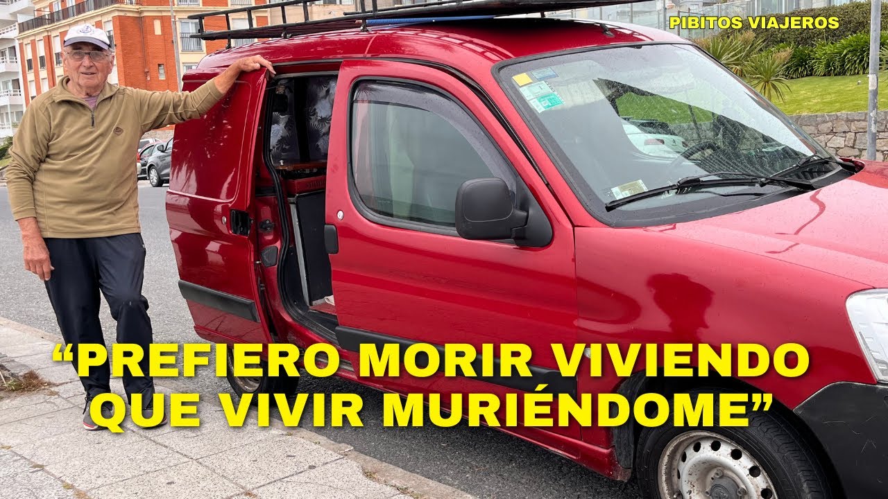 TIENE 87 AÑOS, CAMPERIZÓ SU PEUGEOT PARTNER Y VIAJA SOLO POR ARGENTINA #HistoriasdeViajeros