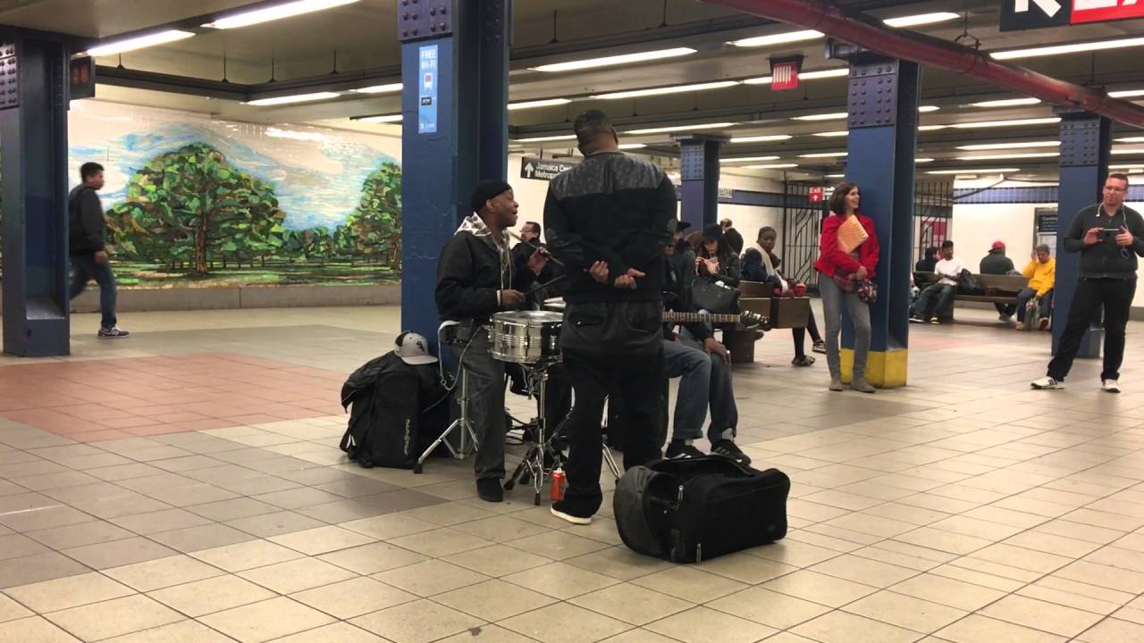Lower manhattan subway singer Mike Yung