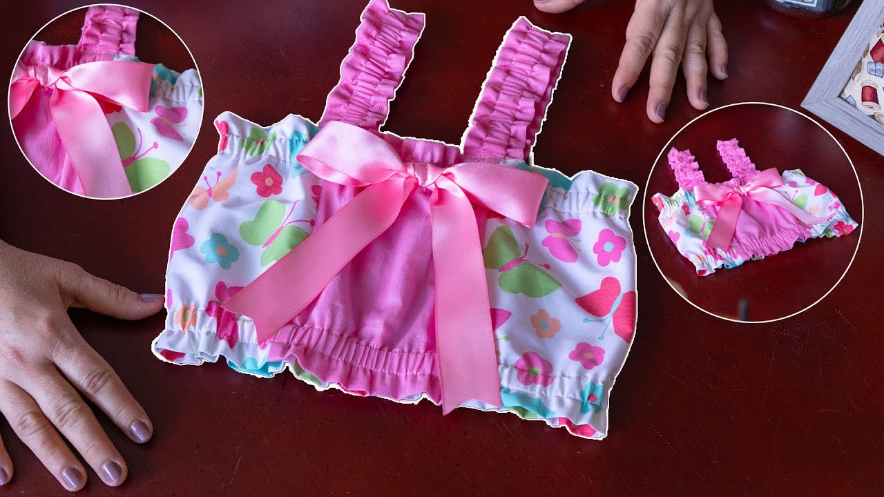 Cómo hacer, TOP INFANTIL, LINDO Y FÁCIL paso a paso/Sin moldes, Especial para principiantes