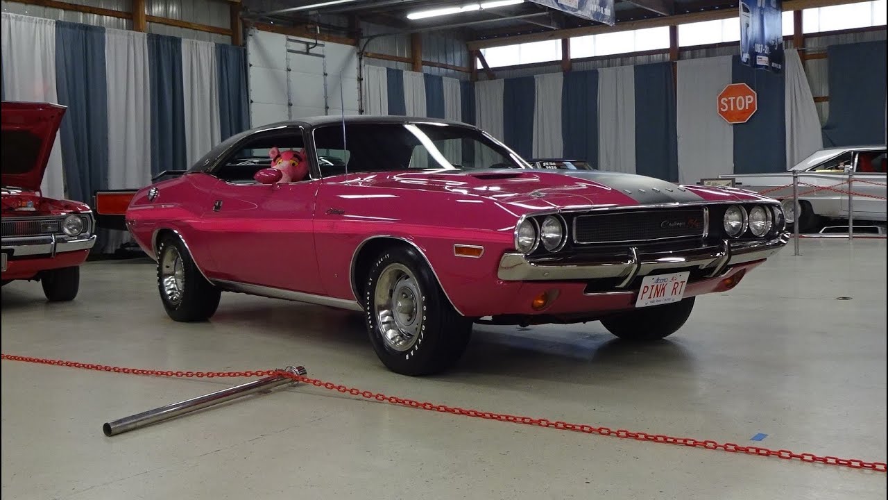 1970 Dodge Challenger R/T SE in Panther Pink & 383 Engine Sound on My Car Story with Lou Costabile