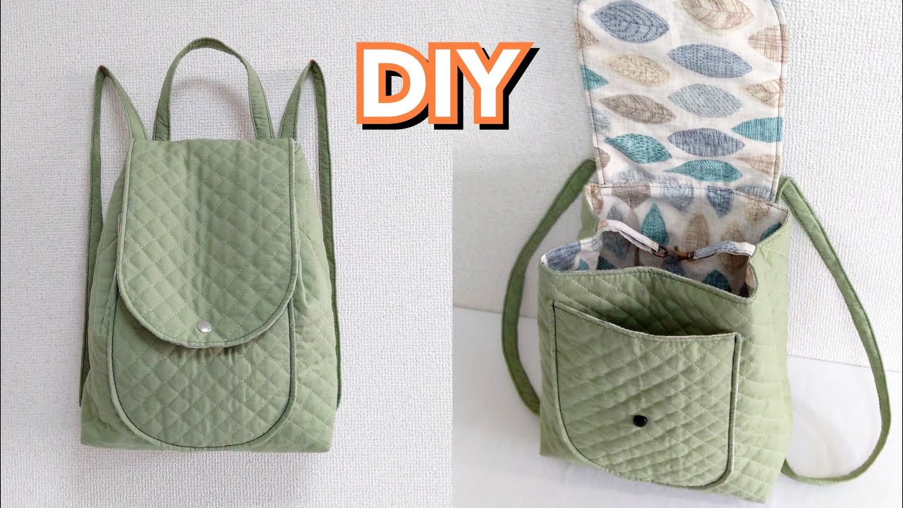 毎日使う便利なバッグの作り方【Easy DIY】 Daily Bag Tutorial.